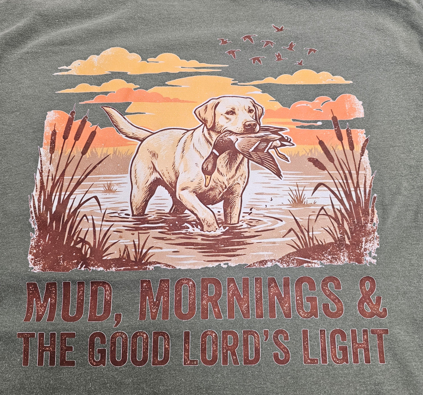 Southern Hunt – Mud, Mornings & The Good Lord’s Light Pocket Tee