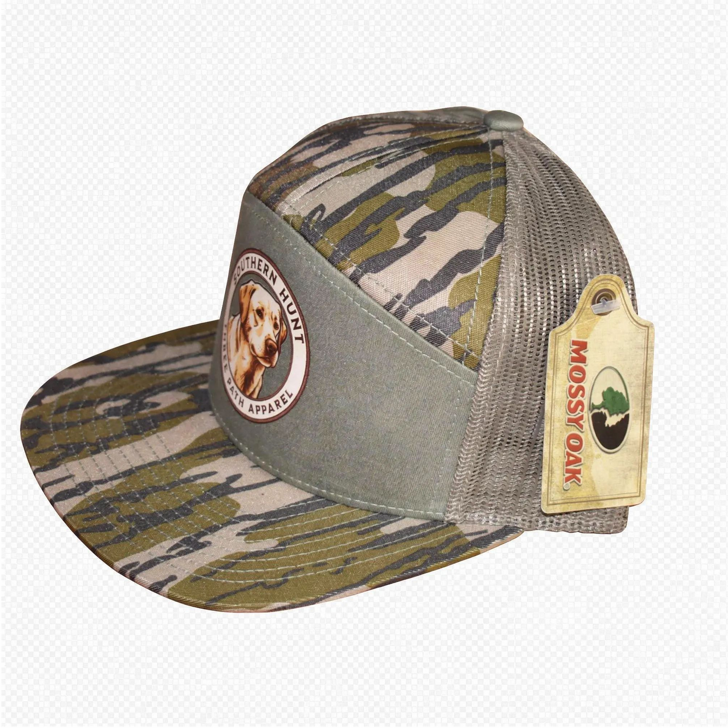 Richardson 168XE Trucker Hat – MossyOak Bottomland/Loden/Loden | Mud, Mornings and Good Lord's Light
