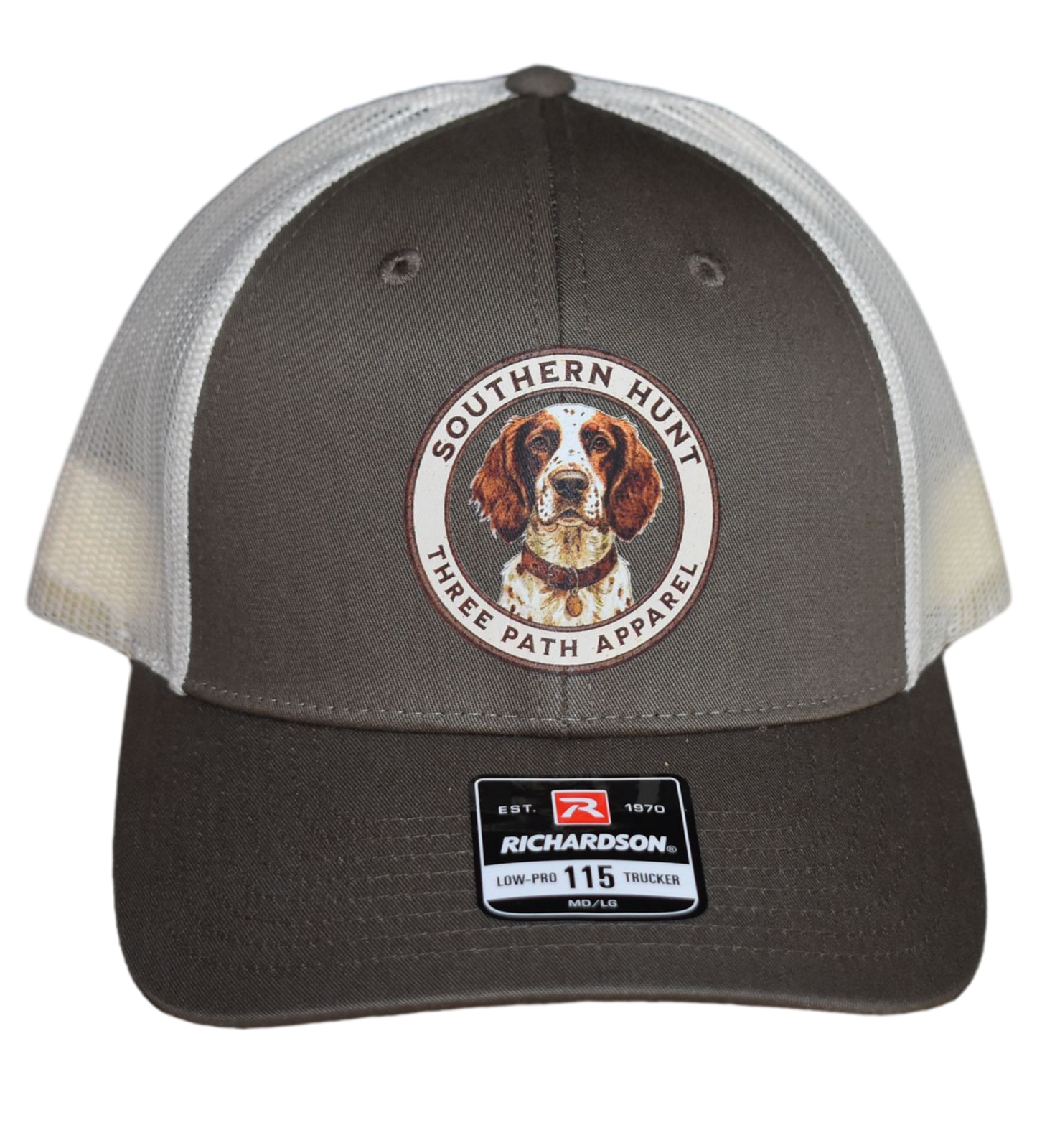 Richardson 115 Trucker Hat – Brown/Khaki| Steady & Focused