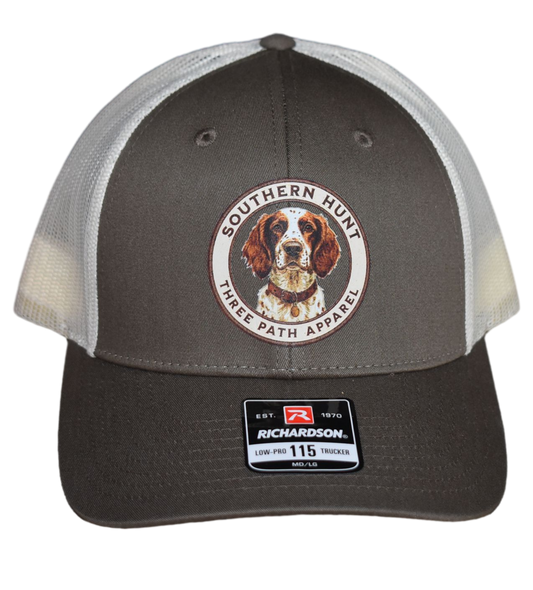 Richardson 115 Trucker Hat – Brown/Khaki| Steady & Focused