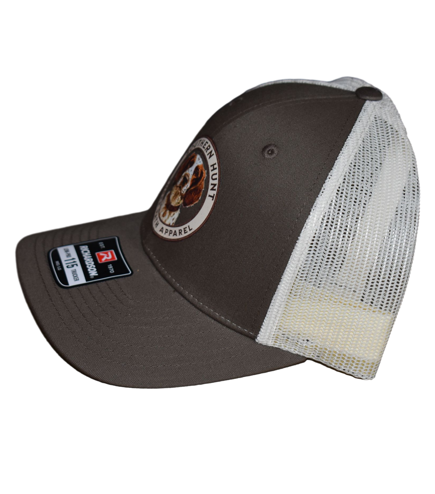 Richardson 115 Trucker Hat – Brown/Khaki| Steady & Focused